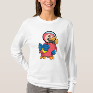 T-shirt Perroquet avec verre de nivellement