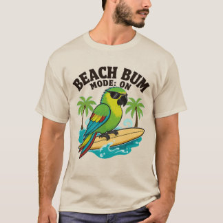 T-Shirt PERROQUET BEACH BUM