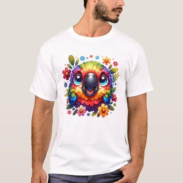T-shirt Perroquet bébé (Devant)