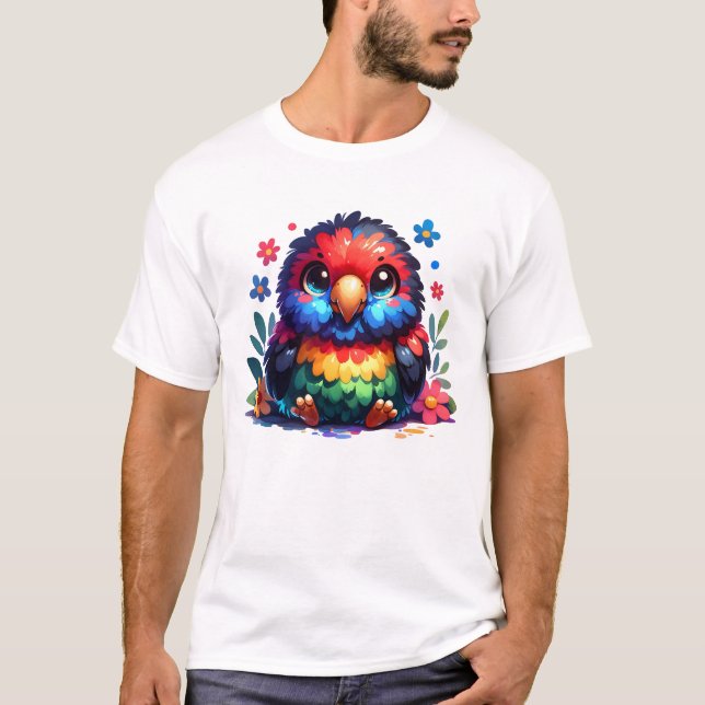 T-shirt Perroquet bébé (Devant)