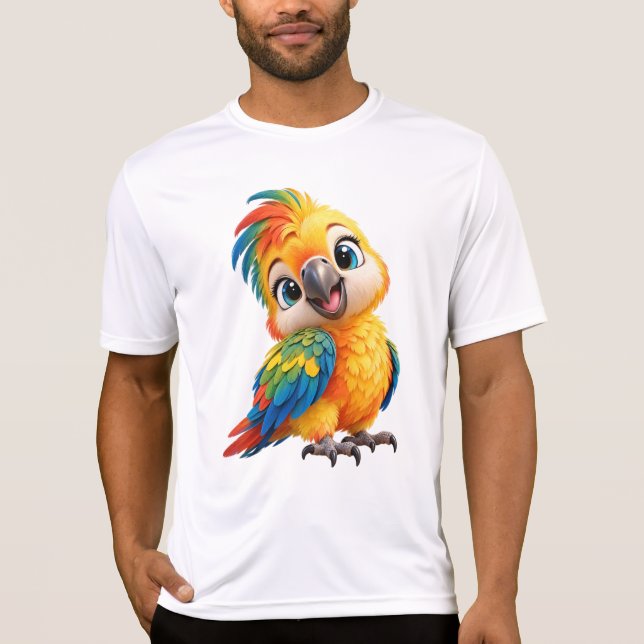 T-shirt Perroquet bébé  (Devant)