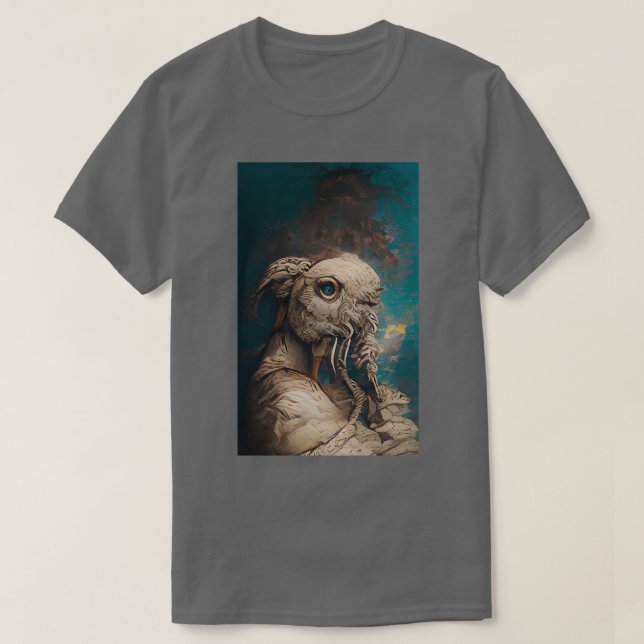T-shirt Perroquet blanc (Design devant)