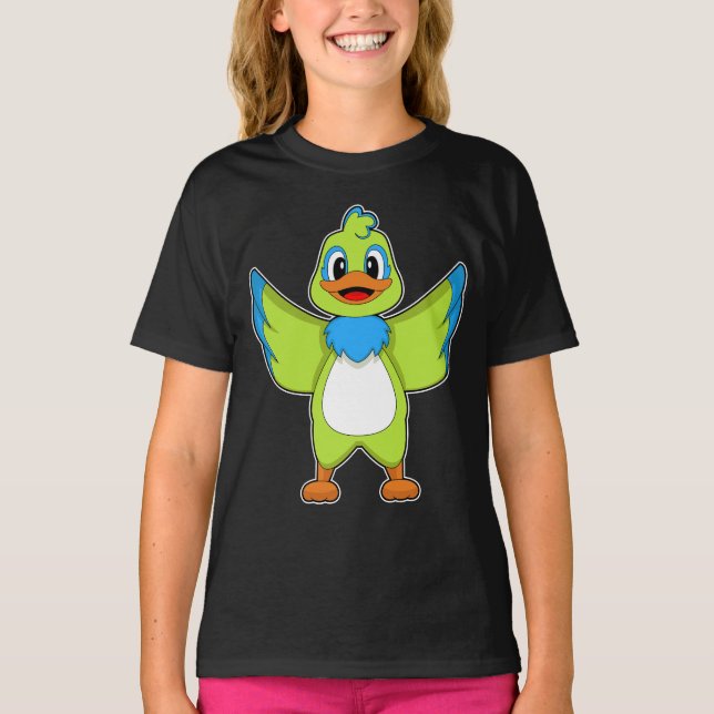T-shirt Perroquet Canard (Devant)