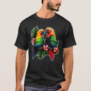 T-shirt Perroquet coloré Perroquet de Cockatoo Parakeet Ma
