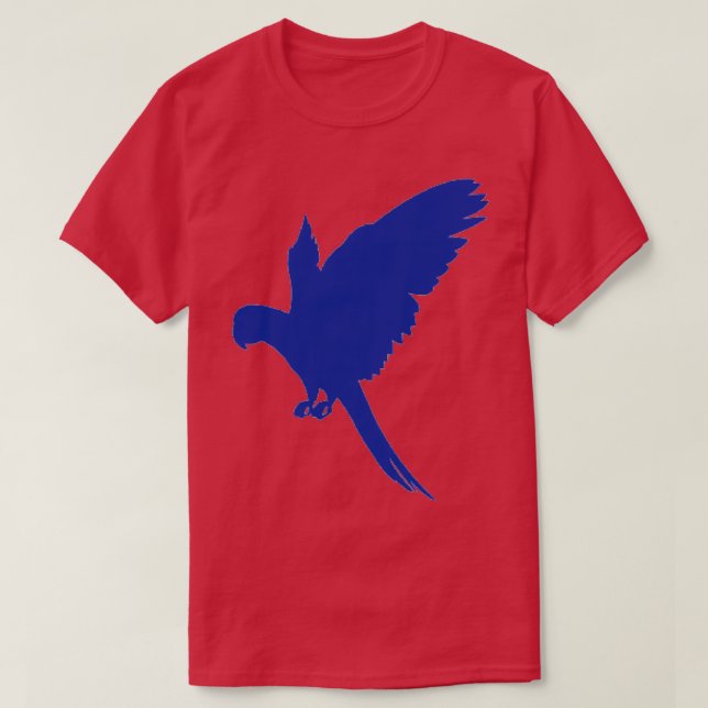 T-shirt Perroquet conception vol liberté de perroquet (Design devant)