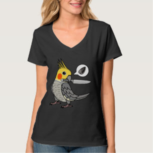 T-shirt Perroquet couteau veut des graines I cockatiel
