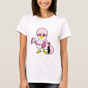 T-shirt Perroquet dans Oeuf avec Eggshell.PNG