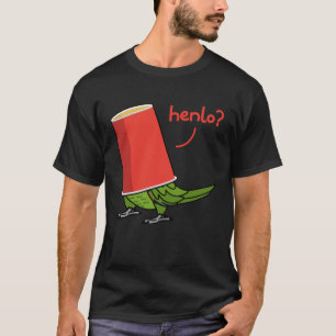 T-shirt Perroquet dans une coupe Henlo I Red dirigé mexica