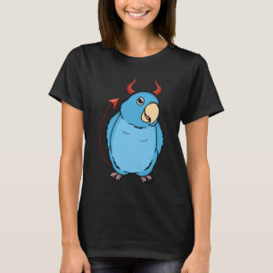 T-shirt Perroquet De Costume D'Effrayant I Parrotlet Bleu