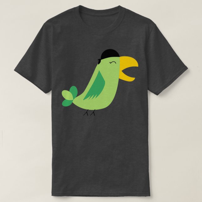T-shirt perroquet de pirates 10 (Design devant)