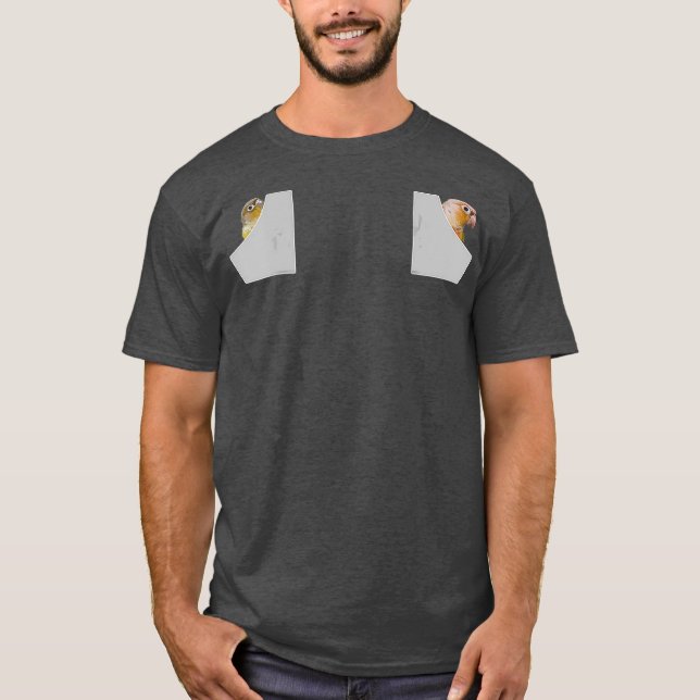 T-shirt Perroquet de poche à ananas (Devant)