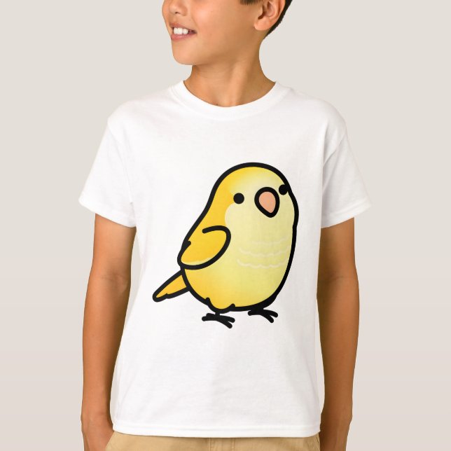 T-shirt Perroquet de quaker jaune de Chubby (Devant)