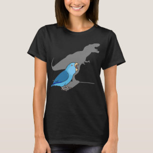 T-shirt Perroquet Dinosaure mignon, mèmes d'oiseaux, Bizar