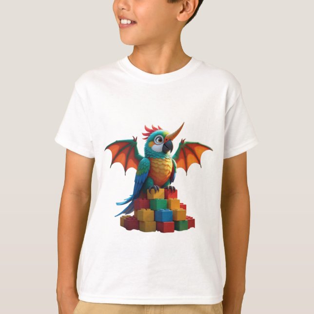 T-shirt Perroquet Dragon (Devant)