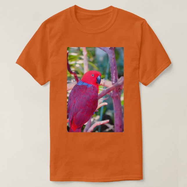 T-shirt Perroquet éclectique coloré (Design devant)