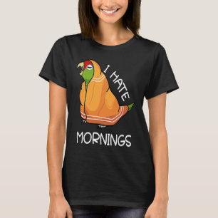 T-shirt Perroquet fatigué déteste les matins I Amazone à t