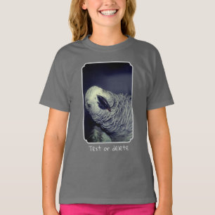 T-shirt Perroquet Gris Africain Personnalisé Oiseau Mignon