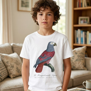 T-shirt Perroquet Gris du Congo Facteur Rouge Psittacus Er