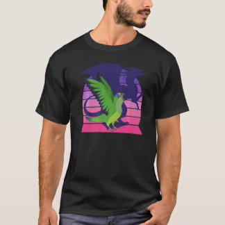 T-shirt Perroquet I Dragon ailé I Conure à front de pêche 
