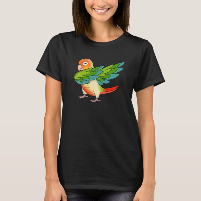T-shirt Perroquet I Vert Jouer Ananas Conure (Devant)