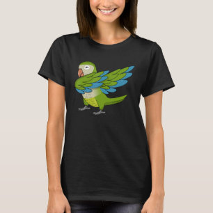 T-shirt Perroquet Ier Verte Monk Parakeet Quaker