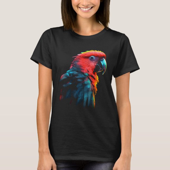 T-shirt Perroquet Oiseau animal perroquet (Devant)