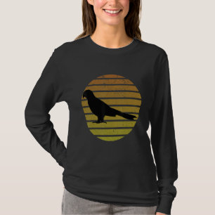 T-shirt Perroquet Oiseau Vintage en détresse Style Rétro S