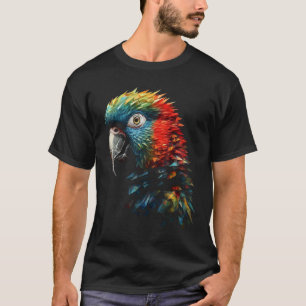 T-shirt Perroquet Polygone Animal Oiseau Perroquet