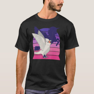 T-shirt Perroquet Rétro I Licorne ailée I Goffin criard