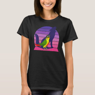 T-shirt Perroquet Rétro I Loup Hurleur I Conure à Côté Jau