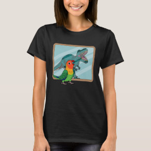T-shirt Perroquet & Rex Réflexion I Inséparable de Fischer