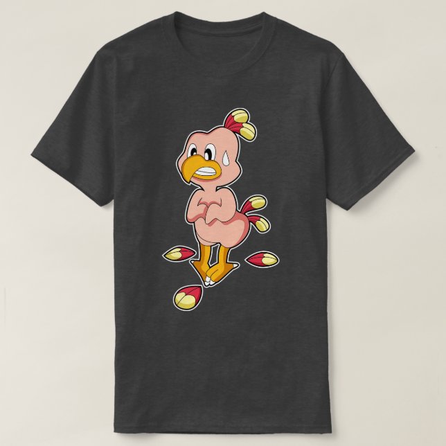 T-shirt Perroquet sans plumes (Design devant)