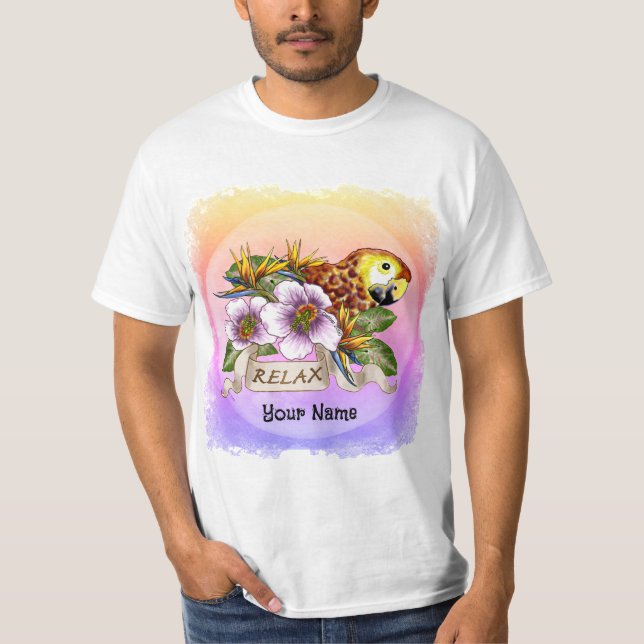 T-shirt Perroquet se détend  (Devant)
