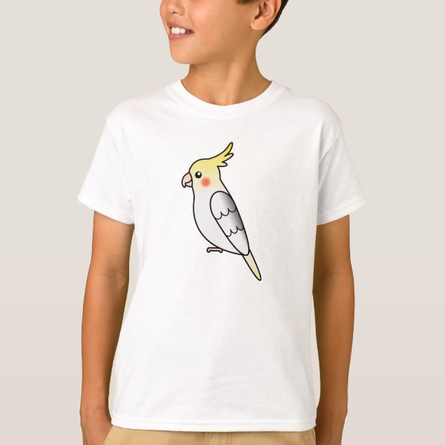 T-shirt Perroquet tacheté de dessin animé (Devant)