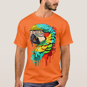 T-shirt Perroquet - Tête de perroquet - Ara de perroquet c