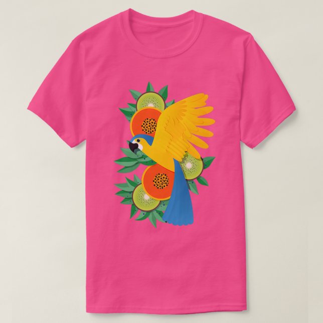T-shirt Perroquet tropical 3 (Design devant)
