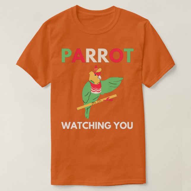 T-shirt Perroquet vous observant 8 1 (Design devant)