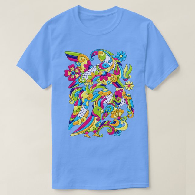 T-shirt Perroquet vous observant 9 (Design devant)