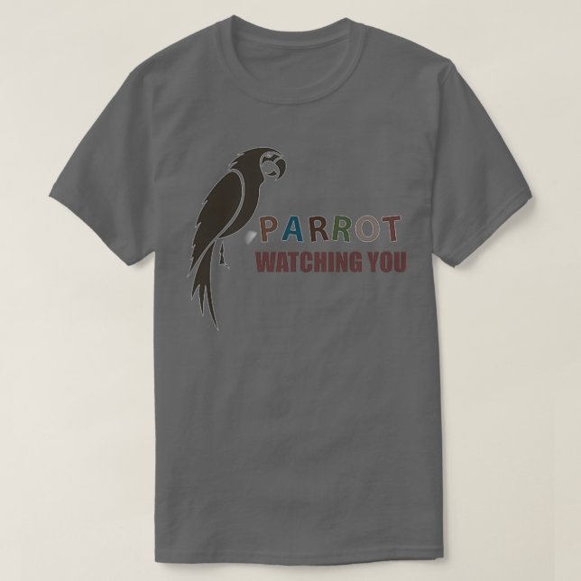 T-shirt Perroquet vous observant 90 (Design devant)