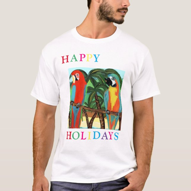 T-SHIRT PERROQUETS (Devant)