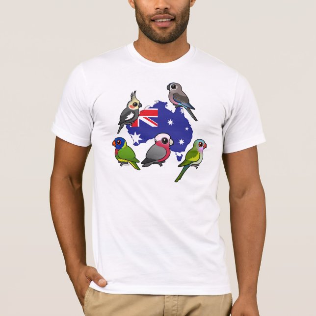 T-shirt Perroquets australiens (Devant)