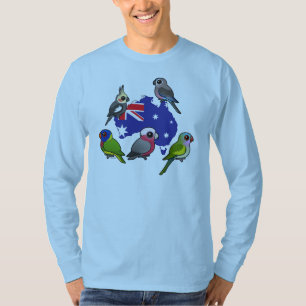 T-shirt Perroquets australiens