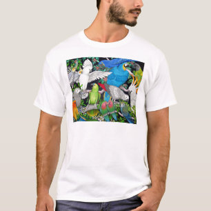 T-shirt Perroquets du monde