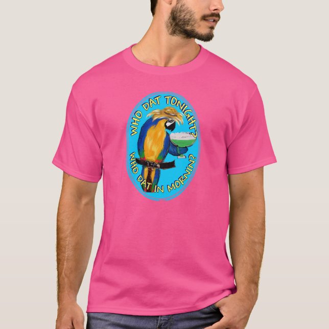 T-SHIRT PERROQUETS FÊTARDS (Devant)