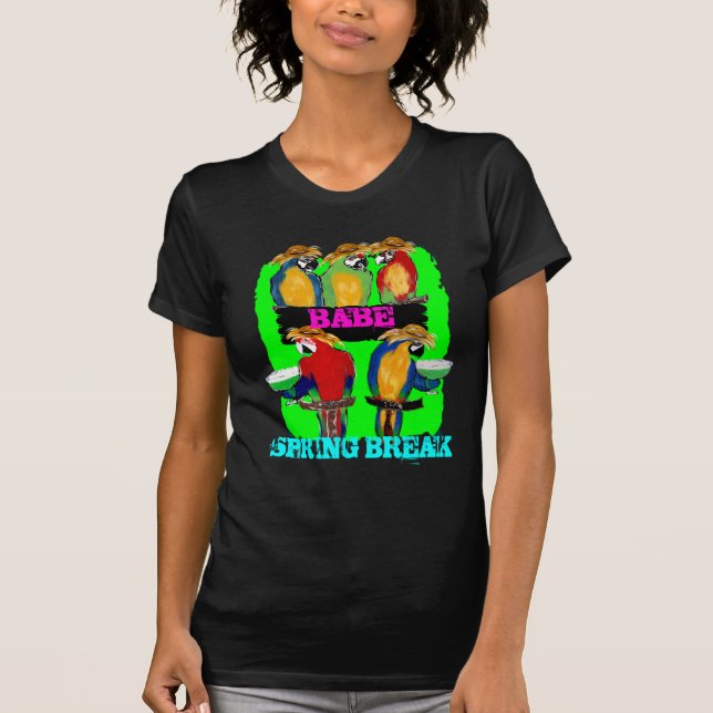 T-SHIRT PERROQUETS FÊTARDS (Devant)