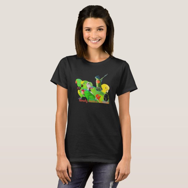T-shirt Perroquets nouvellement indigènes (Devant entier)