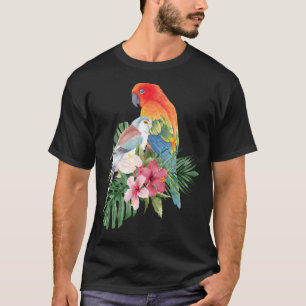 T-shirt Perroquets Oiseaux exotiques Ara Cockatoo Zoo Orni