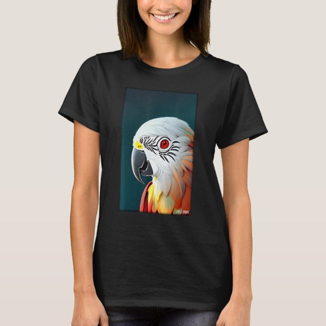 T-shirt Perroquets Oiseaux Oiseaux Oiseaux Oiseaux sauvage (Devant)