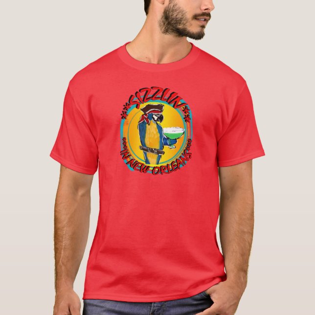 T-SHIRT PERROQUETS SIZZLIN (Devant)