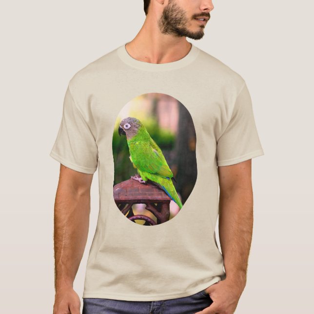 T-shirt Perrot de purée à tête cendrée    (Devant)